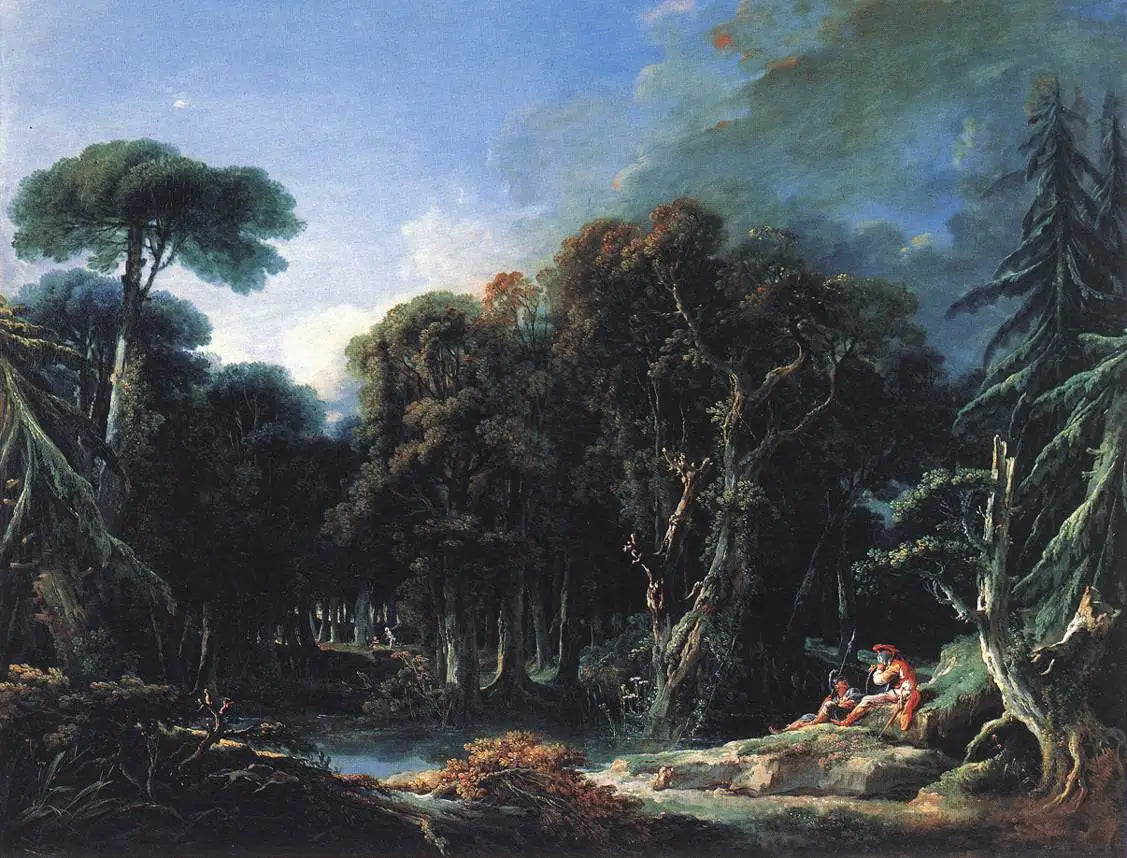 La forêt - François Boucher - Alpha Reproduction