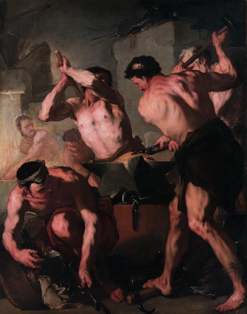 Vulcains smedja - Luca Giordano