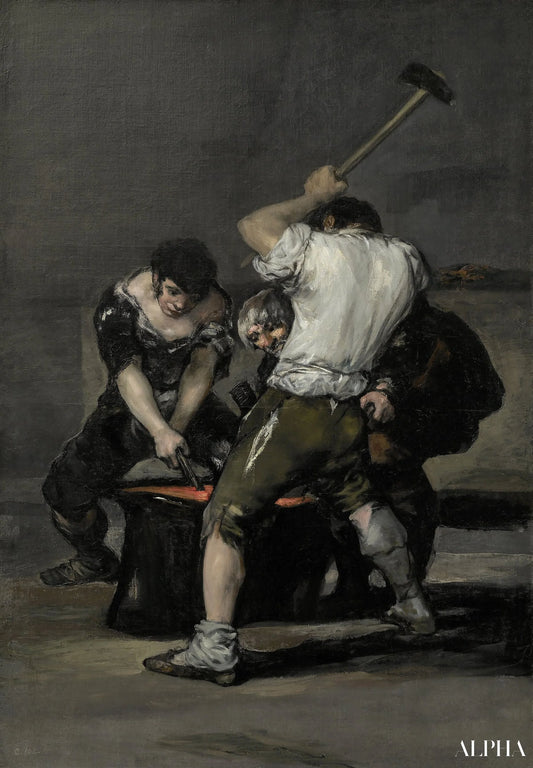La Forge - Francisco de Goya - Reproductions de tableaux et peintures haut de gamme