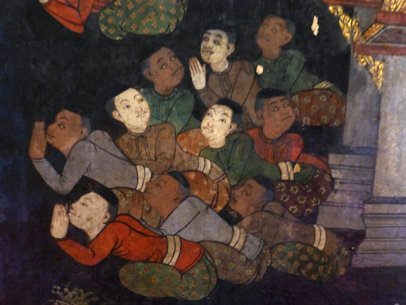 La Foule du palais - Ateliers de Wat Suthat