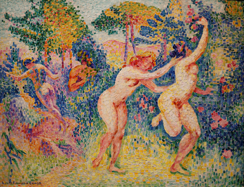 Nymfernas flykt - Henri-Edmond Cross