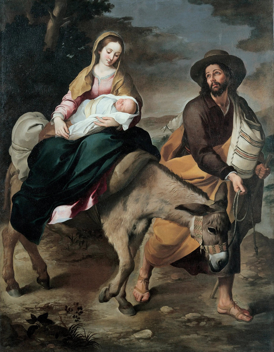 Flykten till Egypten - Bartolomé Esteban Murillo