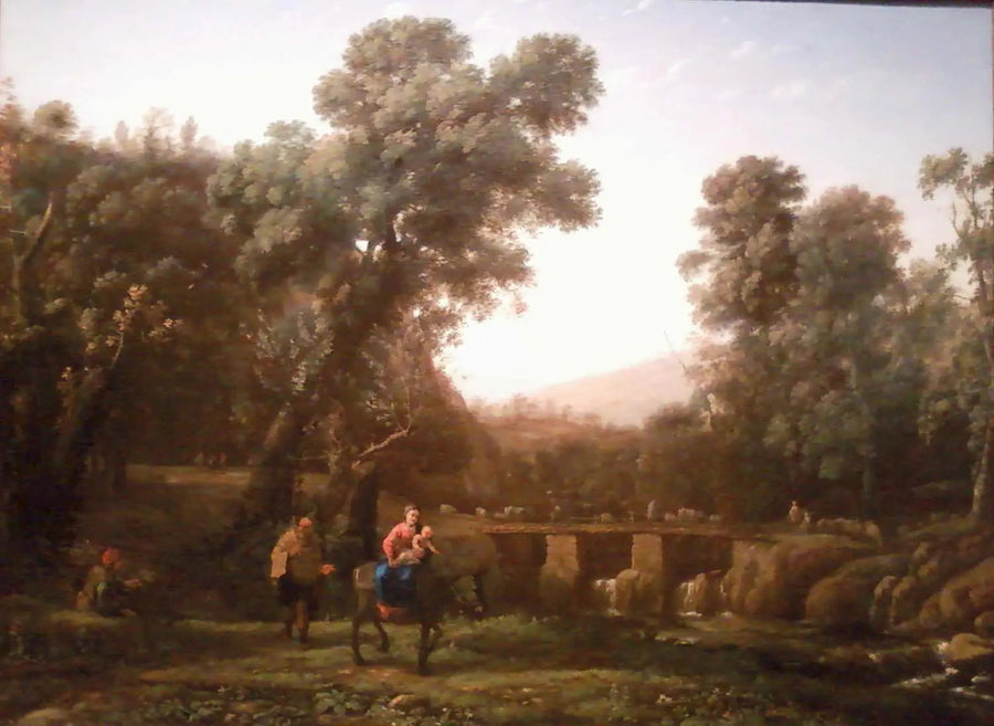 Flykten till Egypten - Claude Lorrain