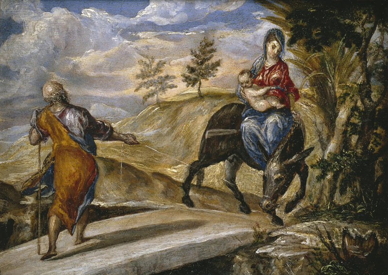 Flykten till Egypten - El Greco