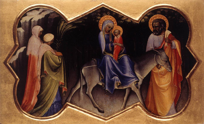 Flykten till Egypten - Lorenzo Monaco