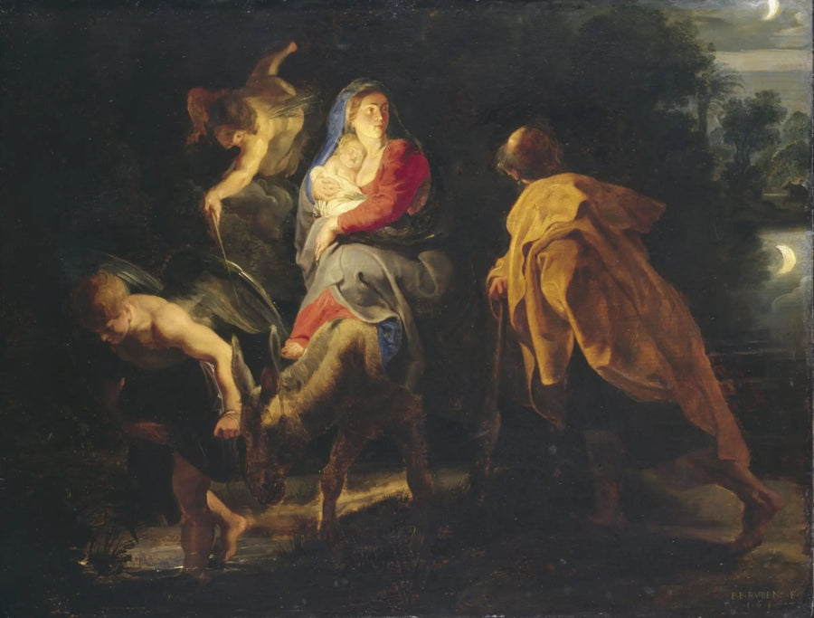 Flykten till Egypten - Peter Paul Rubens