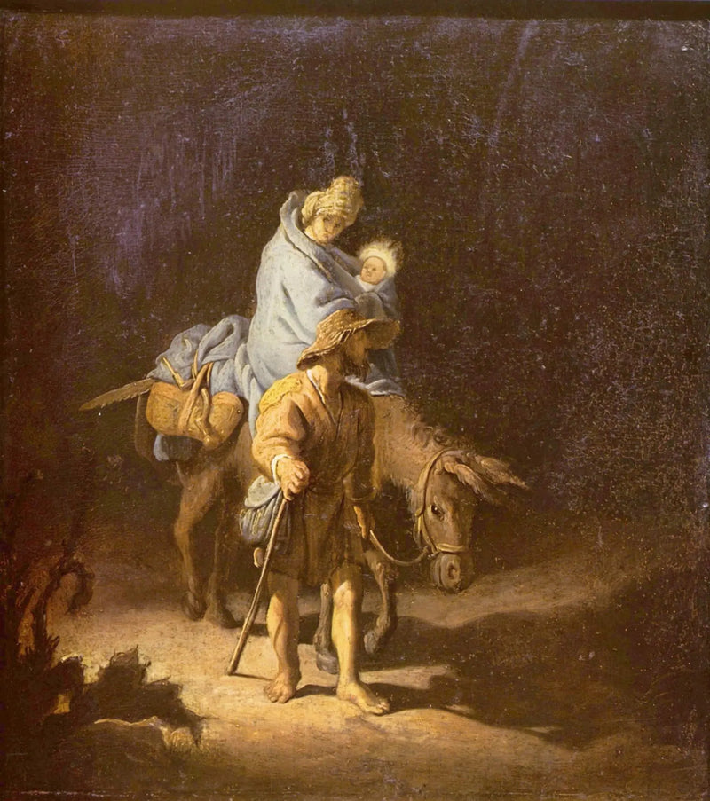 Flykten till Egypten - Rembrandt