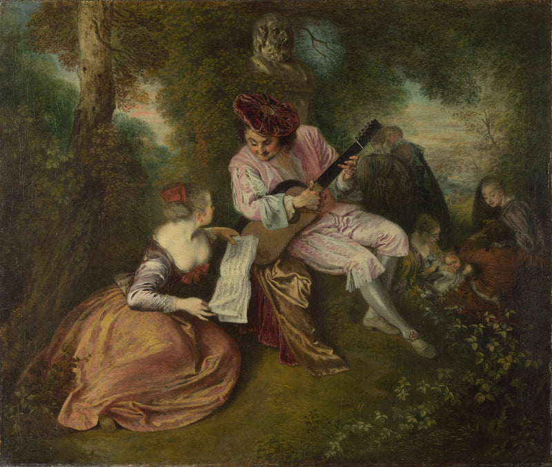 Kärlekens serie - Antoine Watteau