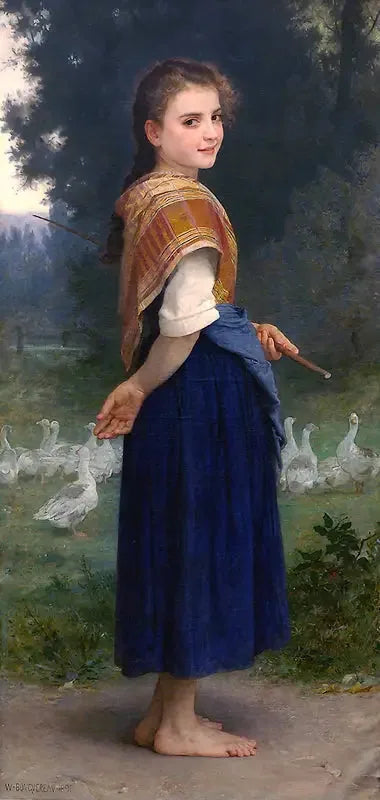 Gåsflickan - Bouguereau