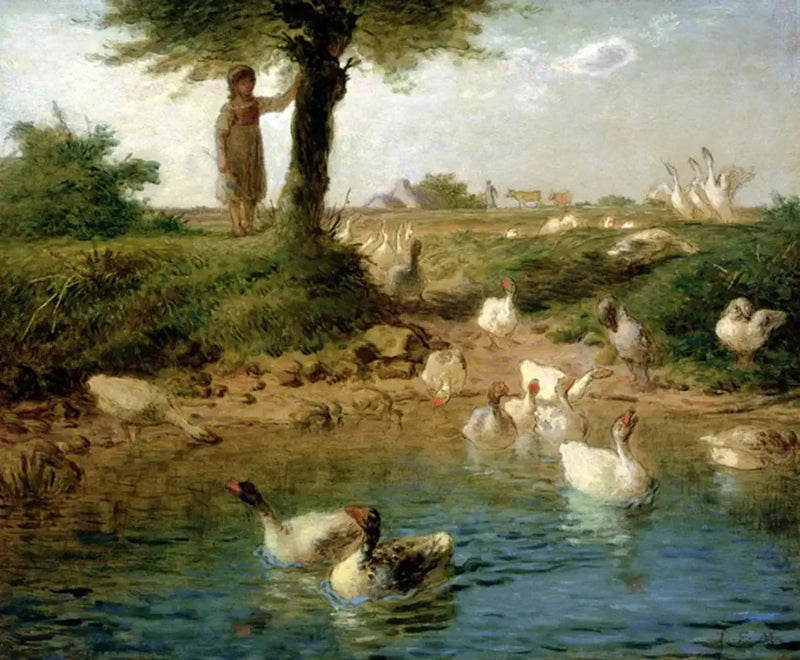 Gåsjägaren - Jean-François Millet