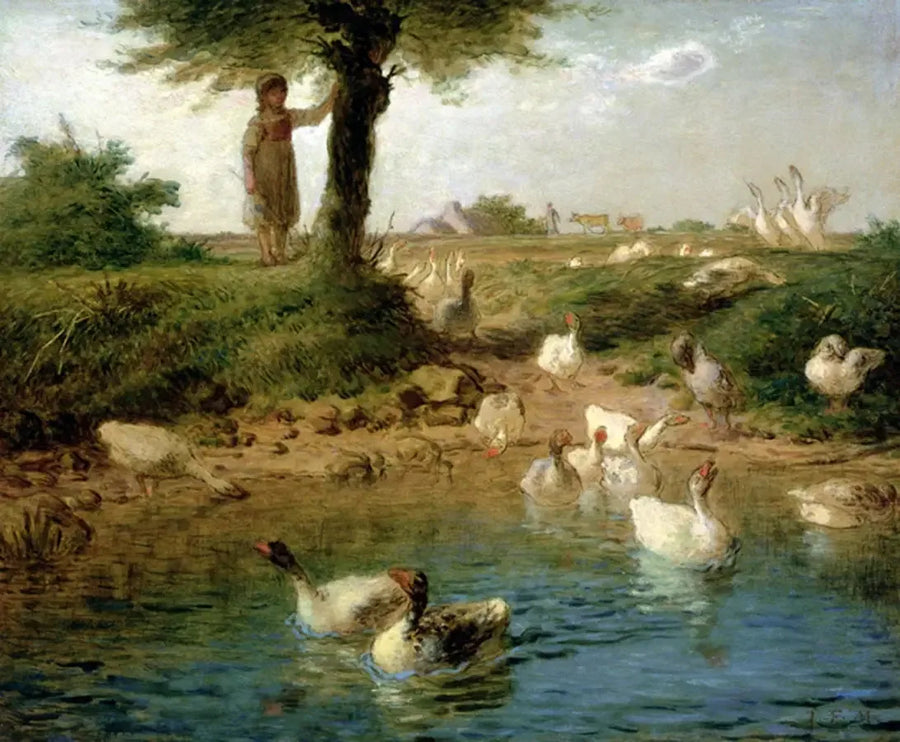 Gåsjägaren - Jean-François Millet