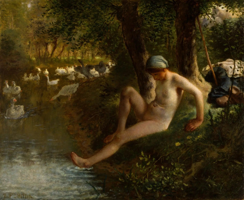 Gåsfödaren - Jean-François Millet