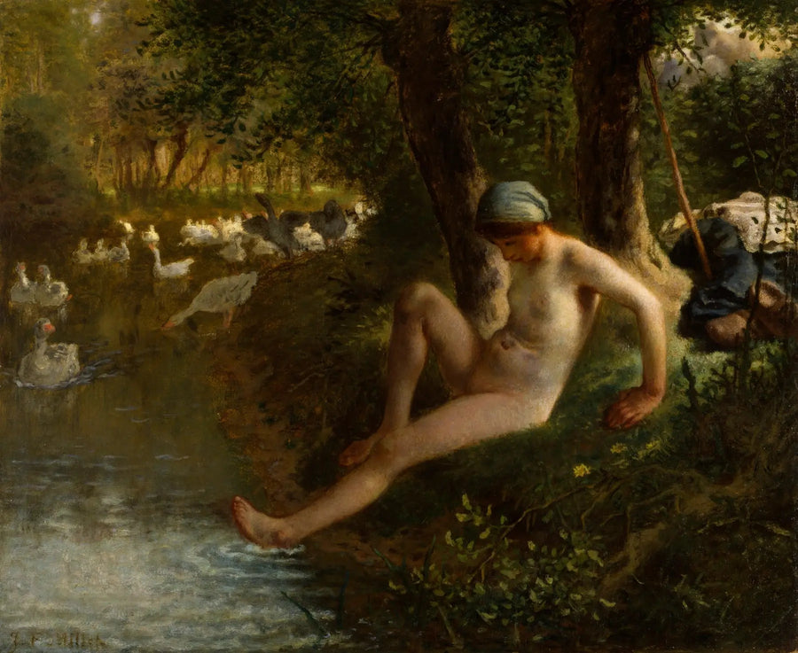 Gåsfödaren - Jean-François Millet