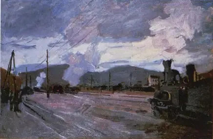 Argenteuil station - Claude Monet