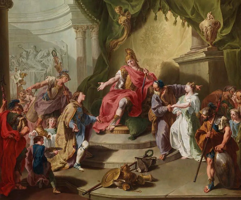 Scipions generositet - Giovanni Battista Pittoni