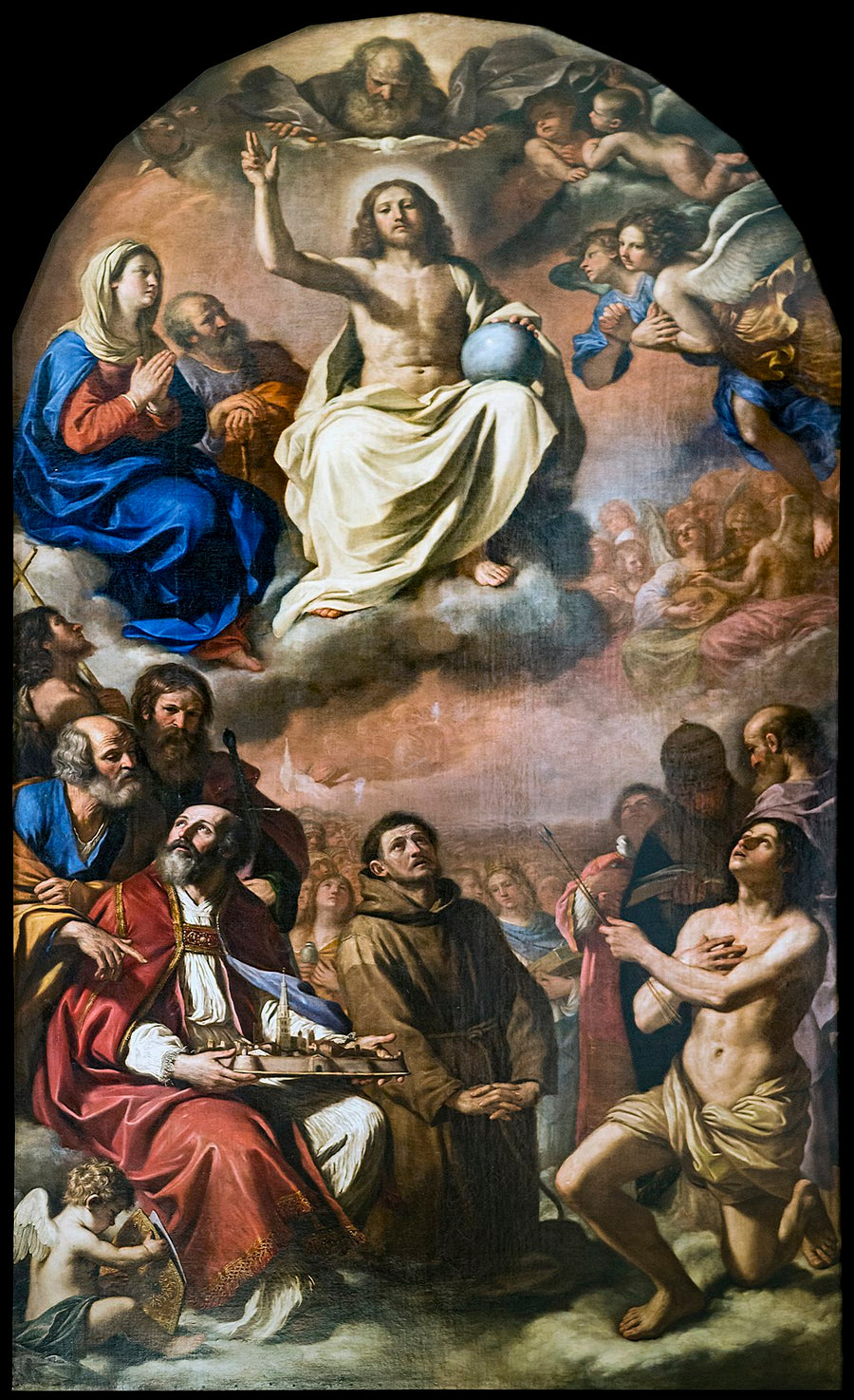 Änglarnas ära. De heliga skyddarna av staden Modena - Guercino