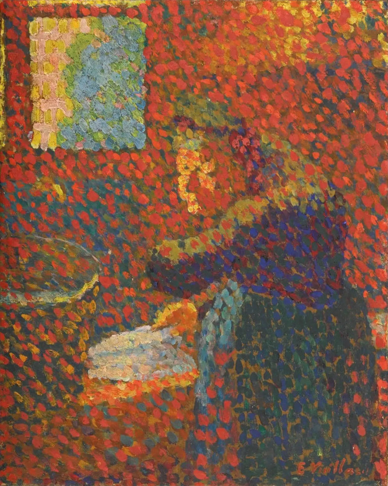 Farmor vid vasken - Édouard Vuillard