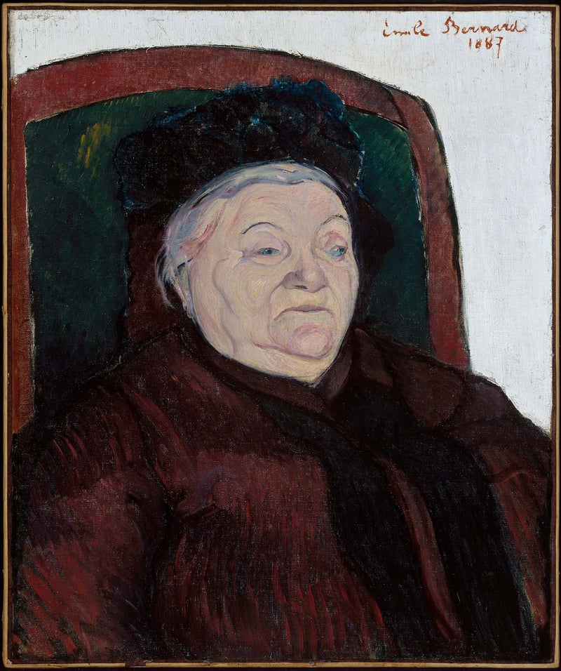 Konstnärens mormor - Émile Bernard