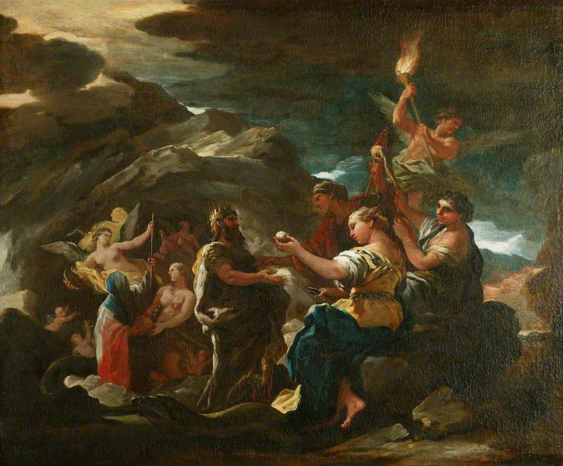 Evighetens grotta - Luca Giordano