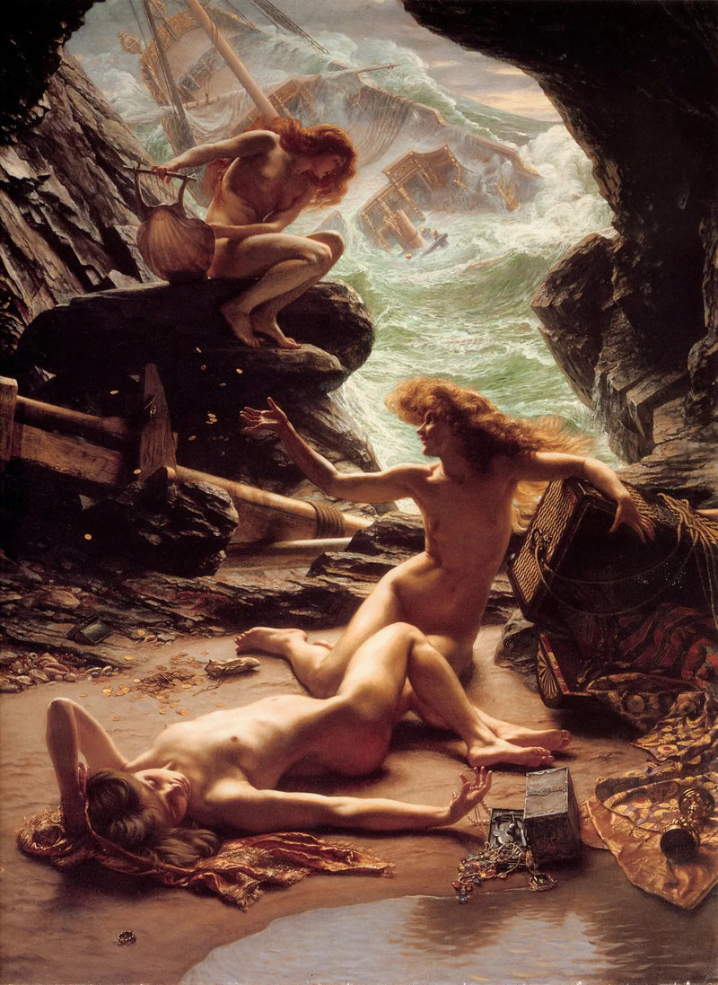 Nymfgrottan av stormen - Edward Poynter