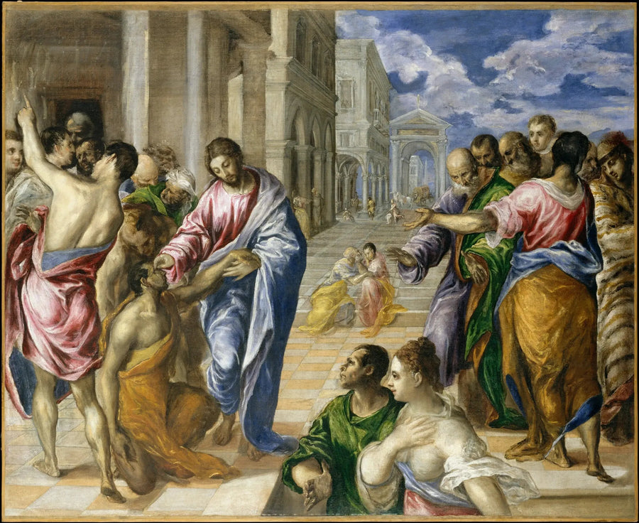 Blindhetens helande - El Greco