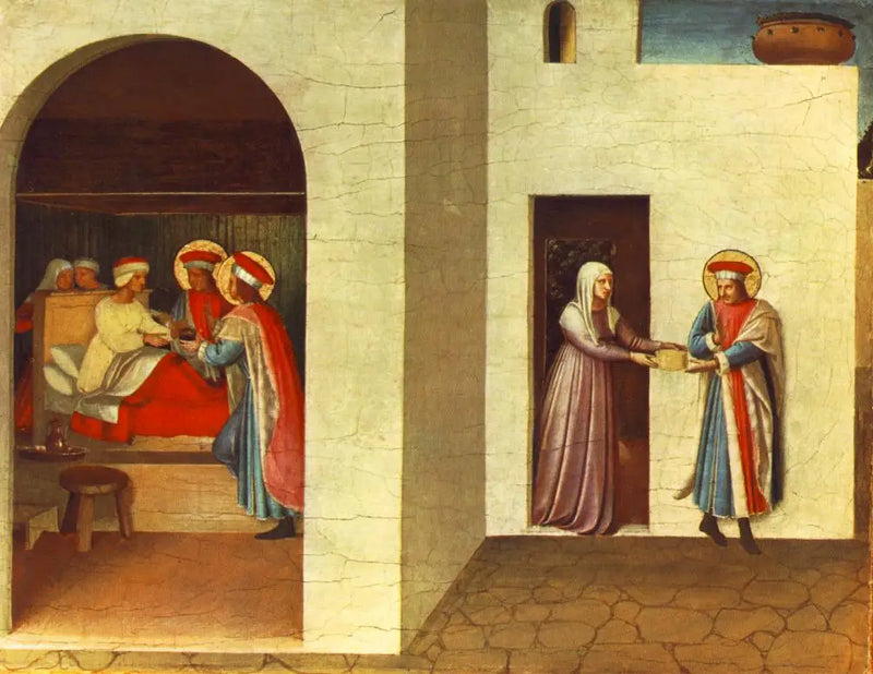Palladias helande av de heliga Cosmas och Damian - Fra Angelico