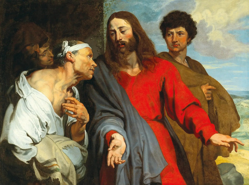 Helningen av den förlamade - Antoine van Dyck