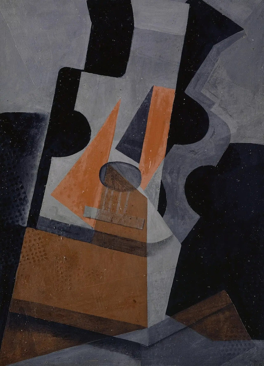 Elgitarren (Stillleben med gitarr) - Juan Gris