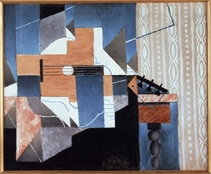 Gitarren på bordet - Juan Gris