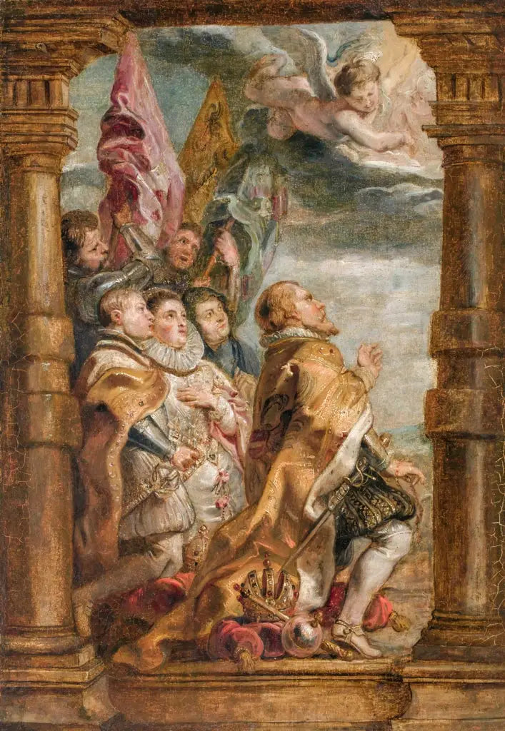 Den sekulära hierarkin i tillbedjan - Peter Paul Rubens