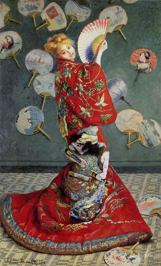 La Japonaise - Claude Monet - Reproductions de tableaux et peintures haut de gamme