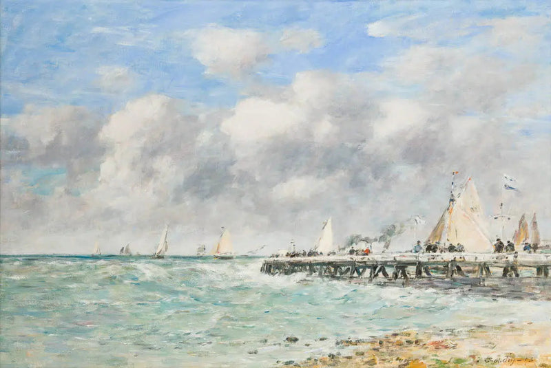 Trouvilles piren - Eugène Boudin