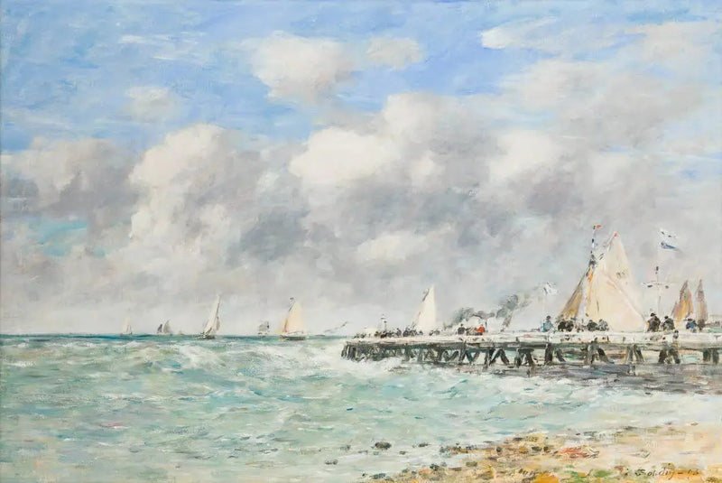 Trouvilles piren - Eugène Boudin