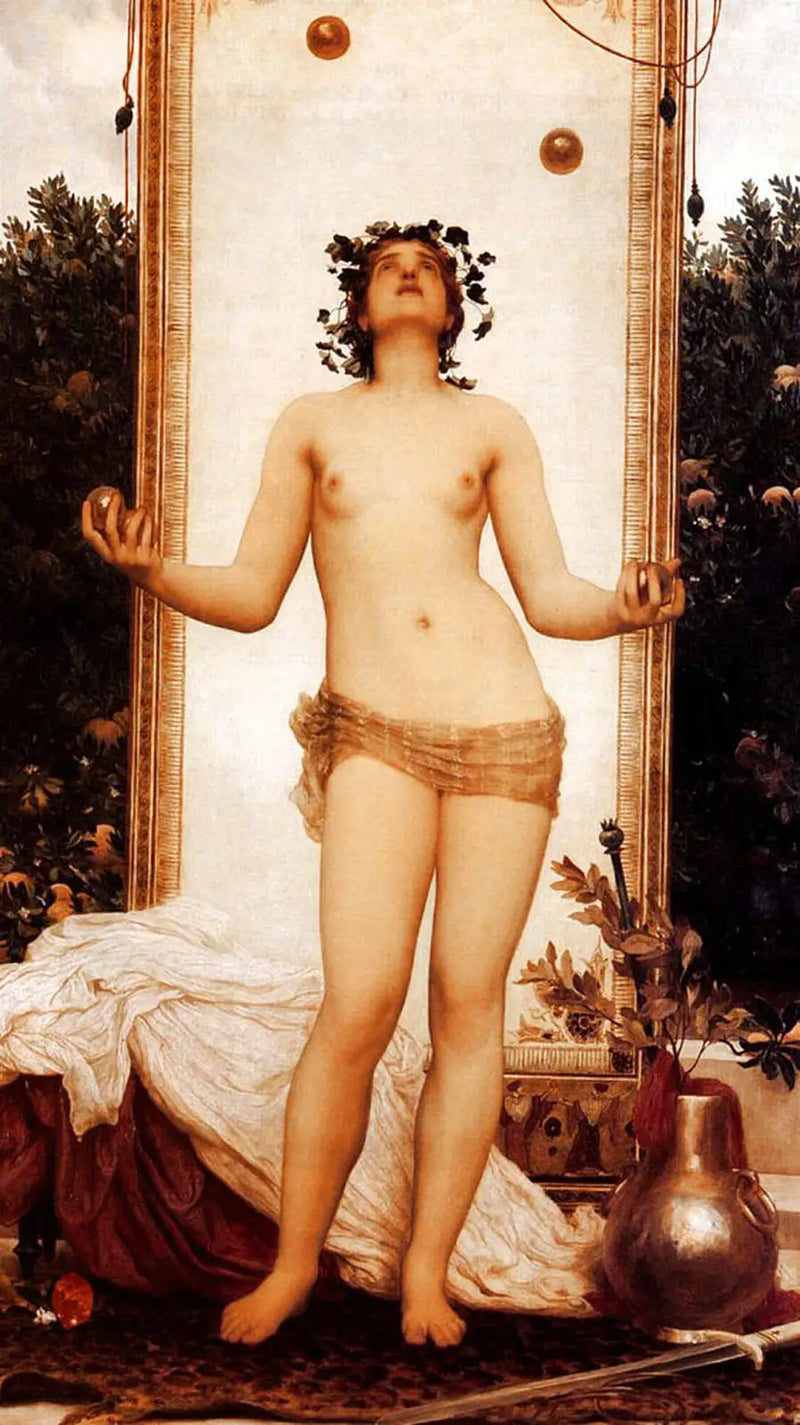 Den antika jonglören - Frederic Leighton