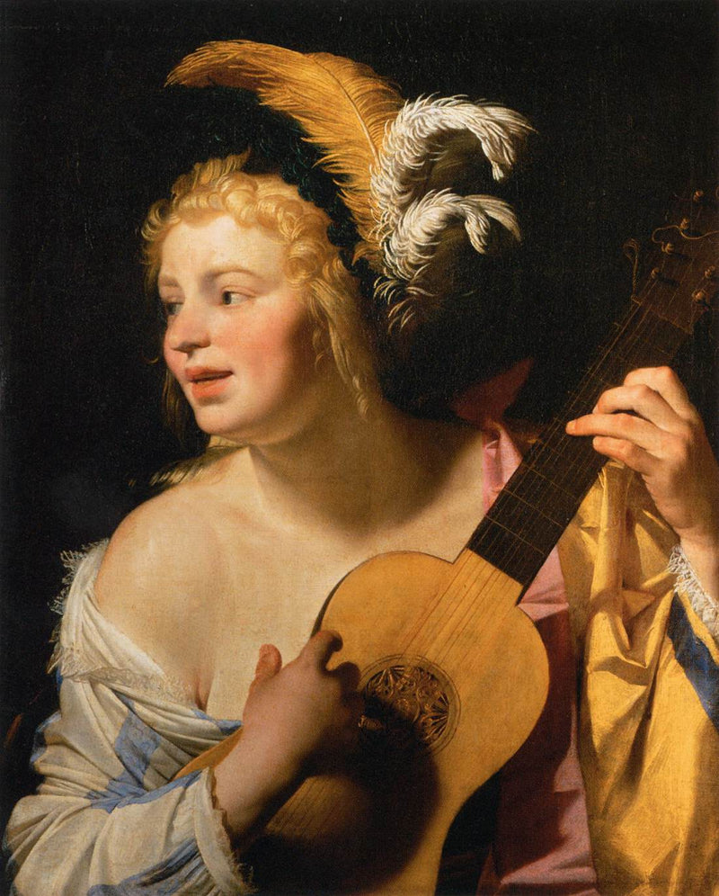 Gitarspelaren - Gerrit van Honthorst