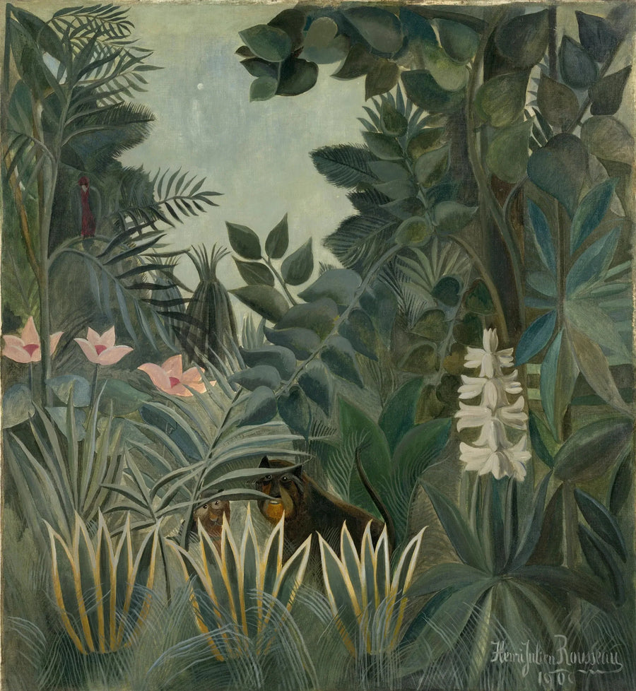 Den ekvatoriala djungeln - Henri Rousseau