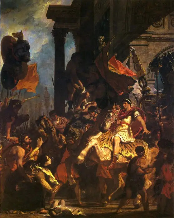 Trajans rättvisa - Eugène Delacroix