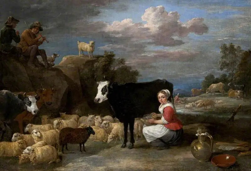 Lådpigan - David Teniers den yngre