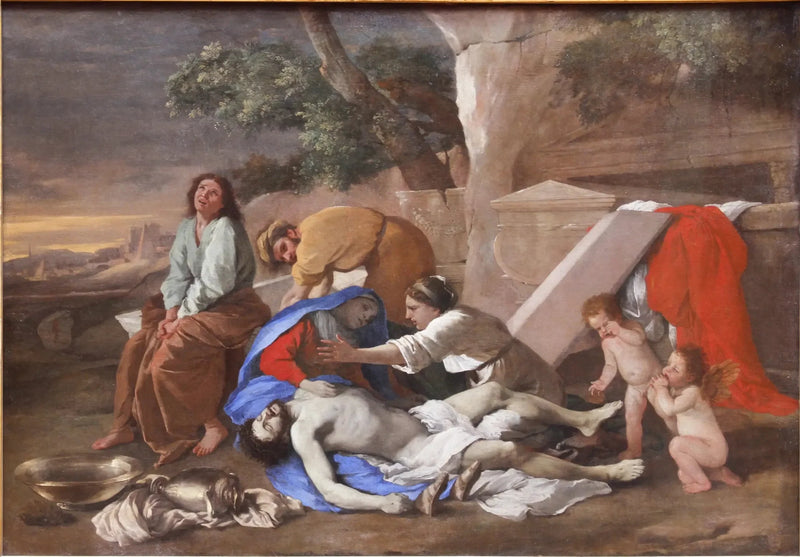Sorgedödelsen över Kristus - Nicolas Poussin