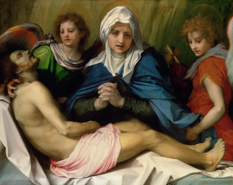 Lamentationen över Kristi döda kropp - Andrea del Sarto