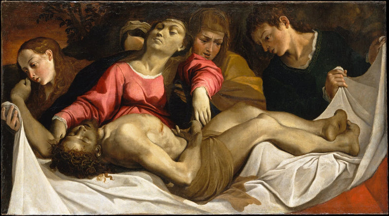 Lamentationen över Kristi döda kropp - Ludovico Carracci