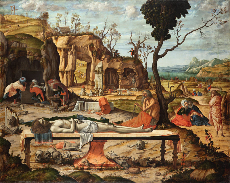 Lamentationen över den döda Kristi kroppen - Vittore Carpaccio