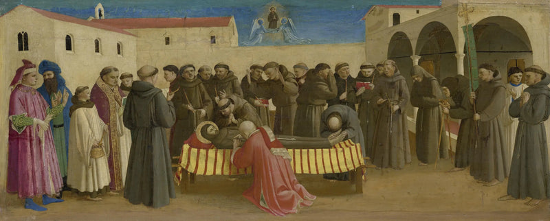 Lamentationen över helige Franciskus - Fra Angelico