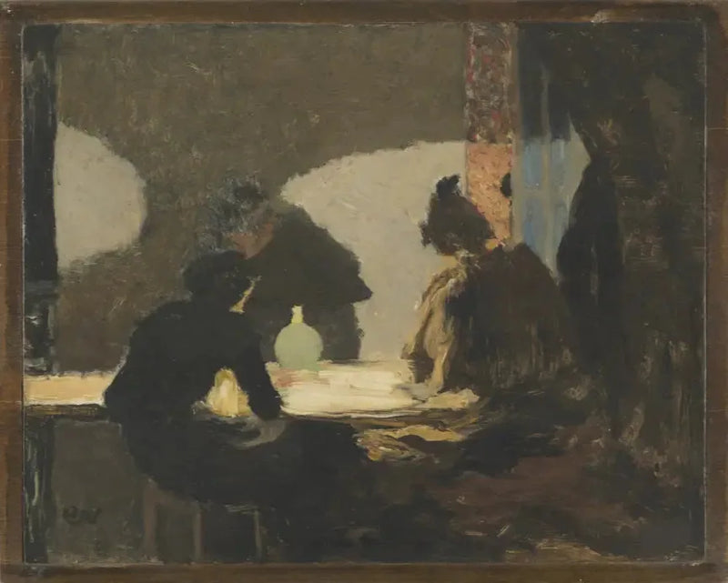 Den gröna lampan - Édouard Vuillard