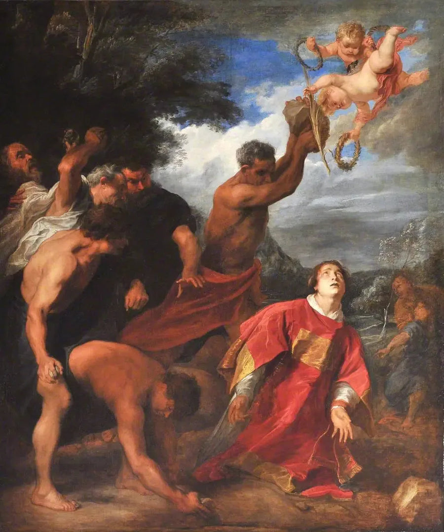 Saint Stefan's stening - Antoine van Dyck