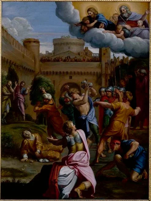 Saint Etienne stening - Domenichino