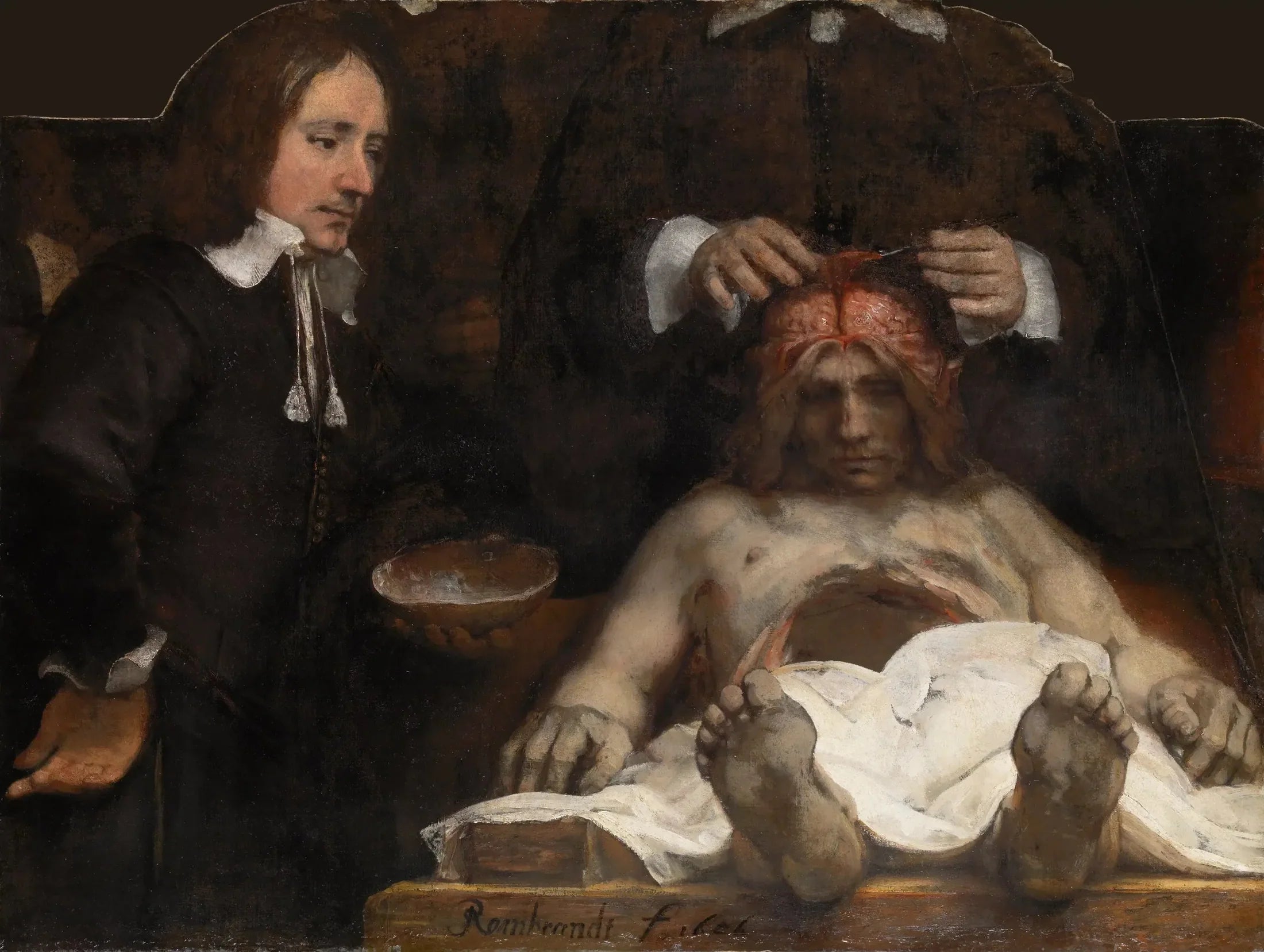 La Leçon d'anatomie du Docteur Joan Deyman - Rembrandt image 1 copie peinte à la main à l’huile