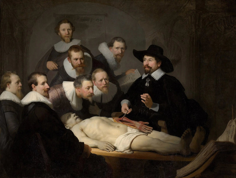 Läran om anatomi av doktor Tulp - Rembrandt