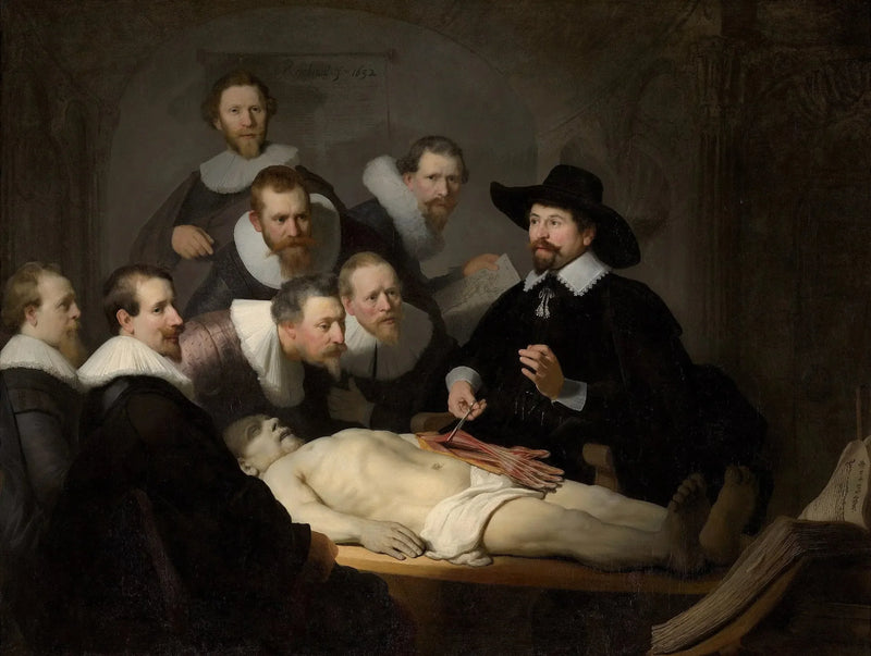 Läran om anatomi av doktor Tulp - Rembrandt