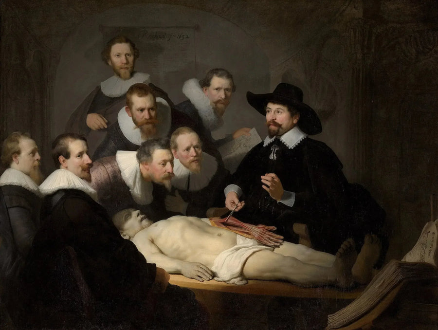 Läran om anatomi av doktor Tulp - Rembrandt